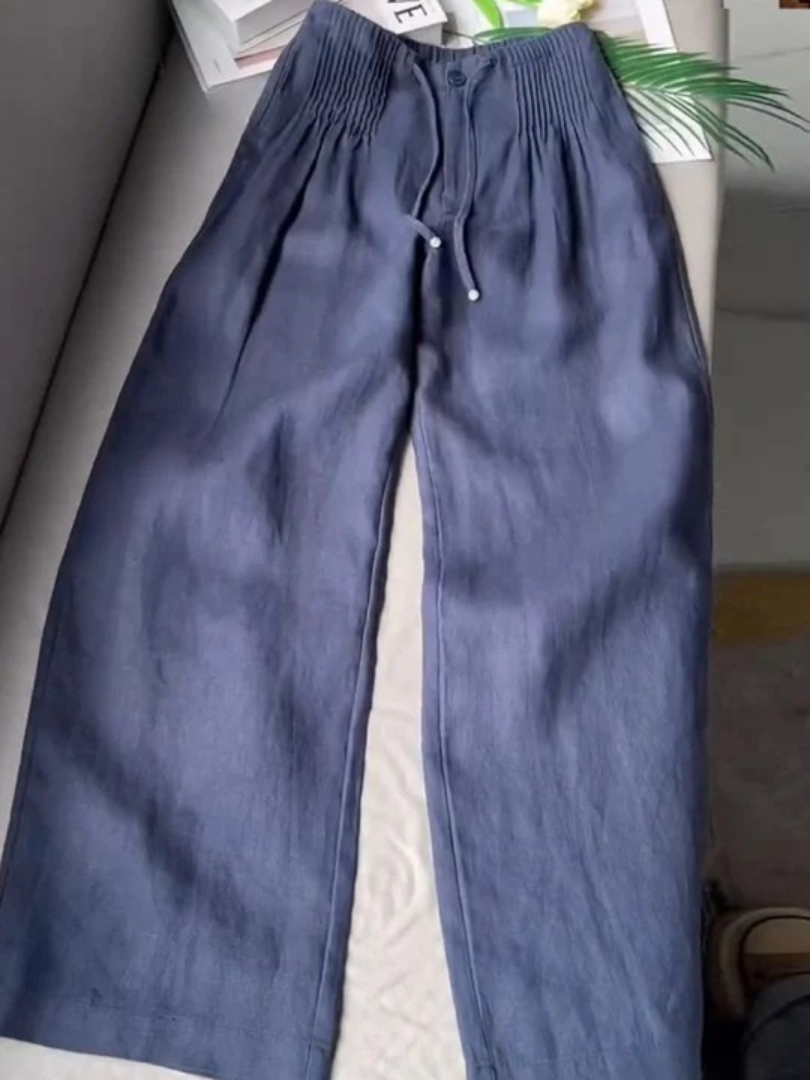 Isabelle | Pantalón fluido de pernera ancha
