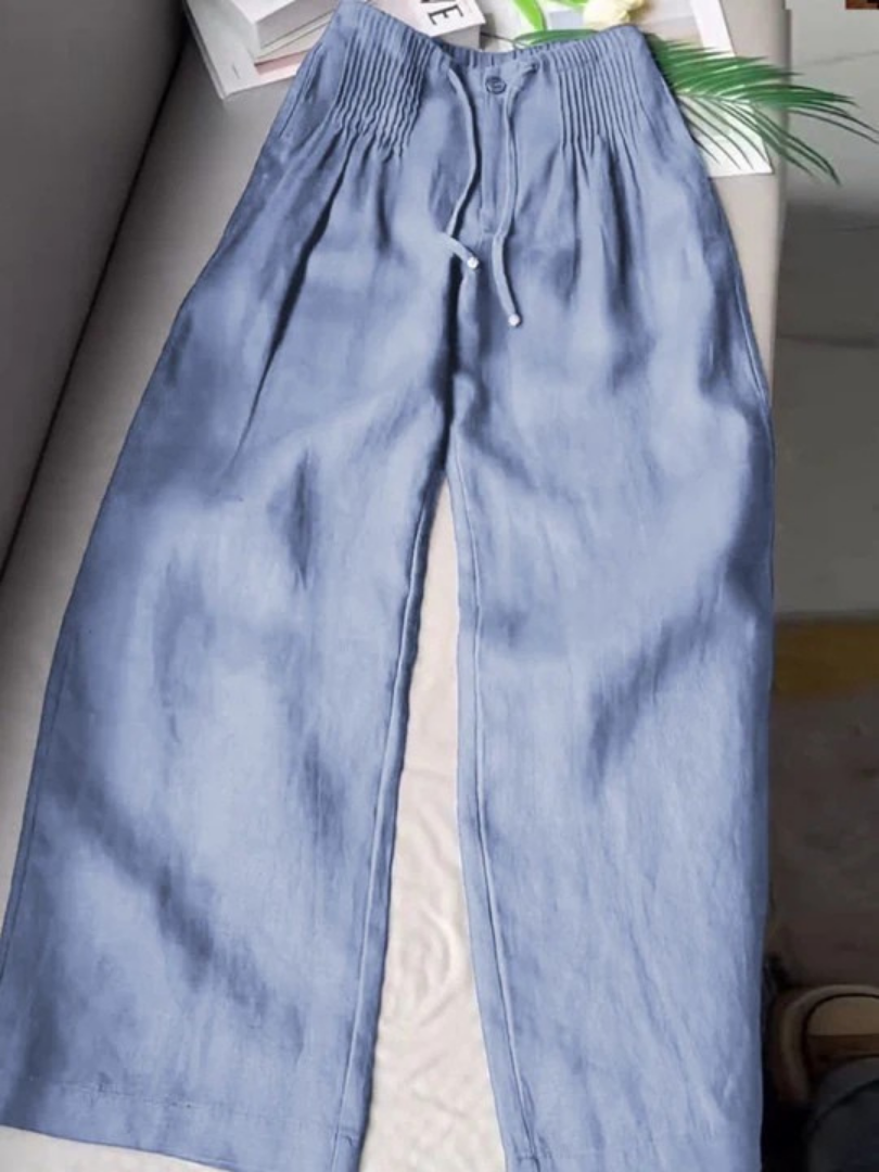 Isabelle | Pantalón fluido de pernera ancha