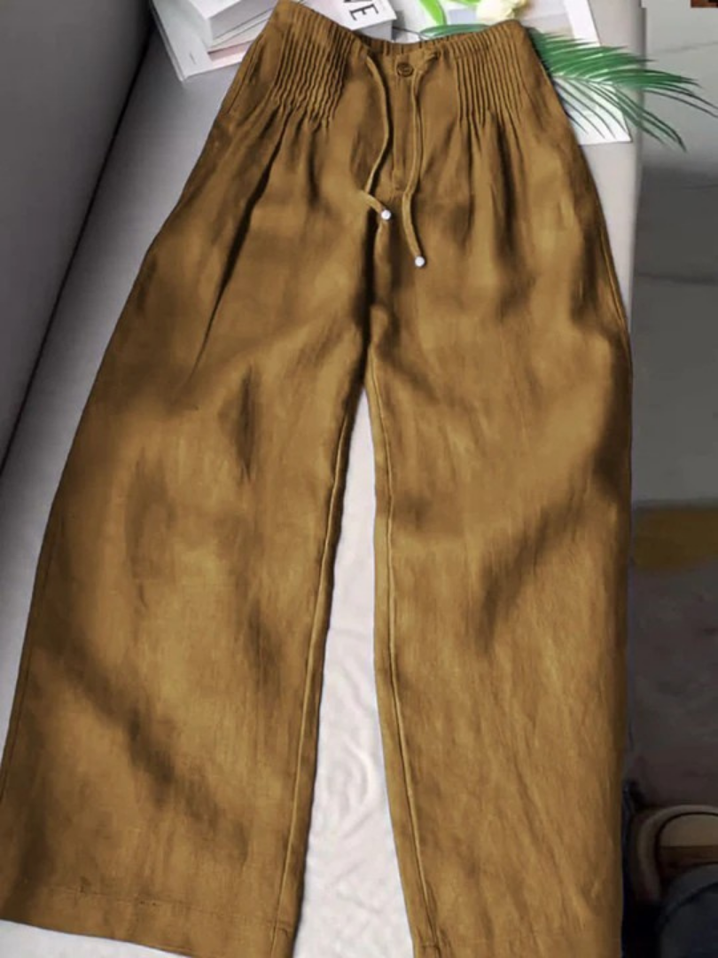 Isabelle | Pantalón fluido de pernera ancha