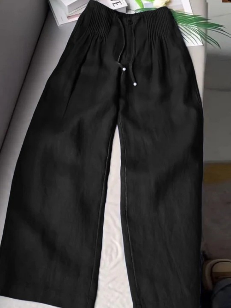 Isabelle | Pantalón fluido de pernera ancha