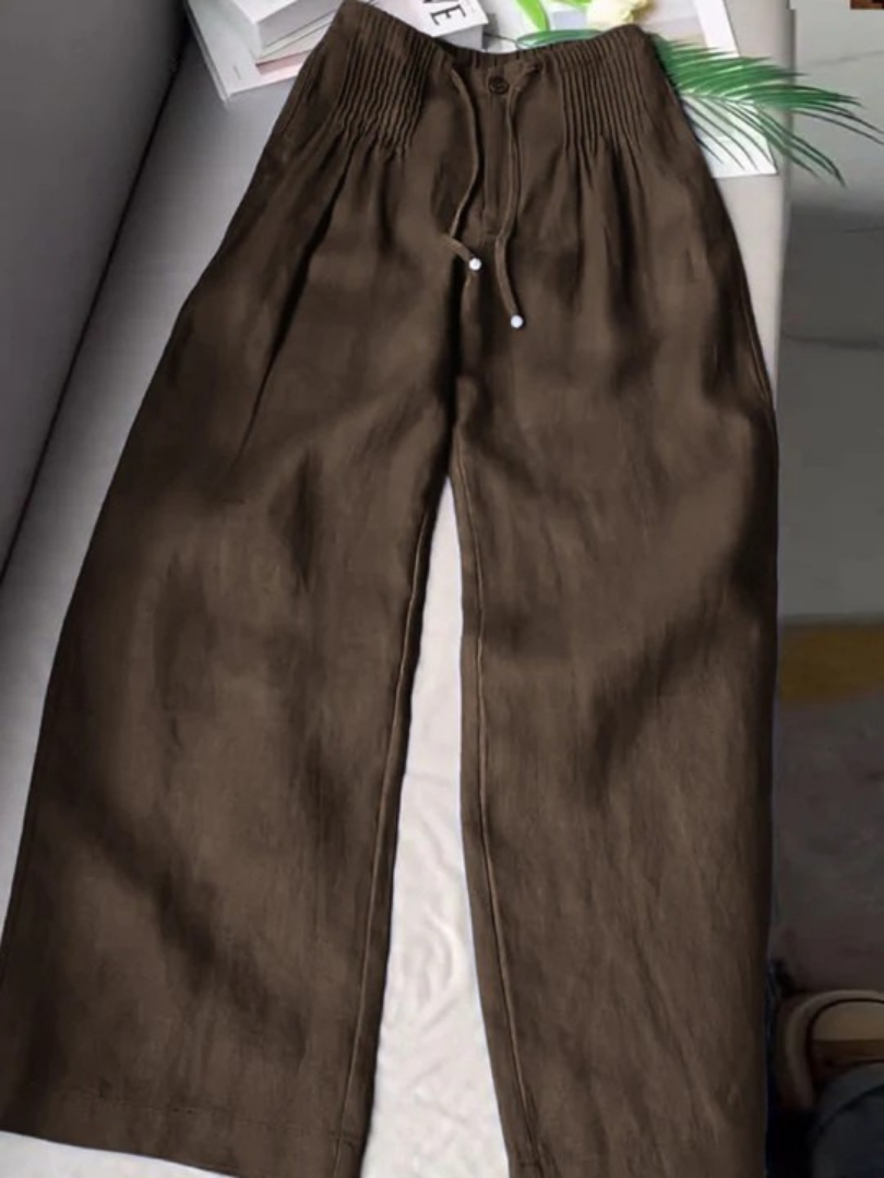 Isabelle | Pantalón fluido de pernera ancha