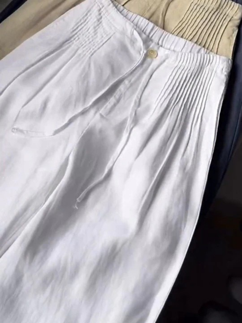 Isabelle | Pantalón fluido de pernera ancha