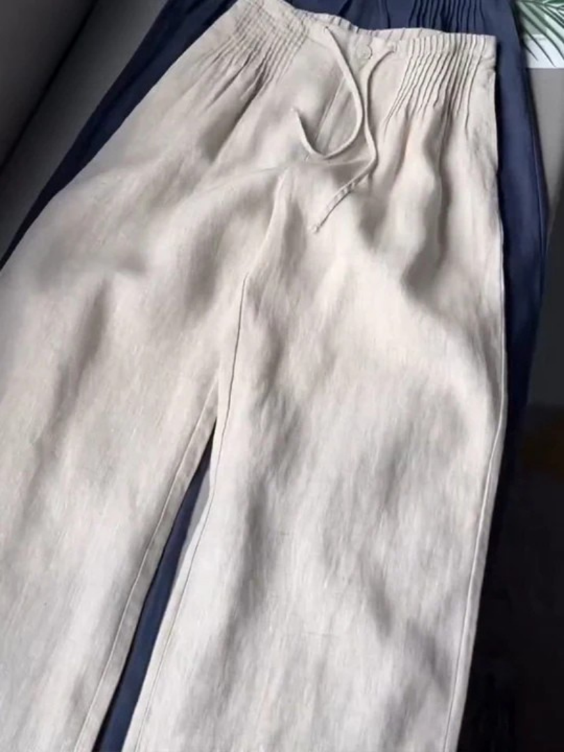 Isabelle | Pantalón fluido de pernera ancha