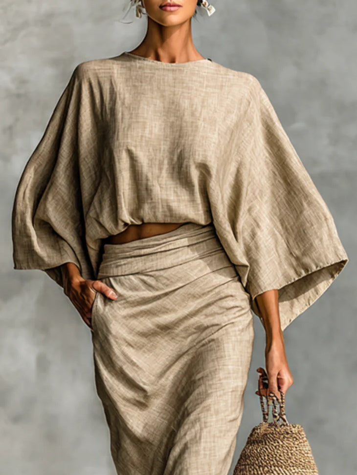 Colette™ | Conjunto de dos piezas con falda