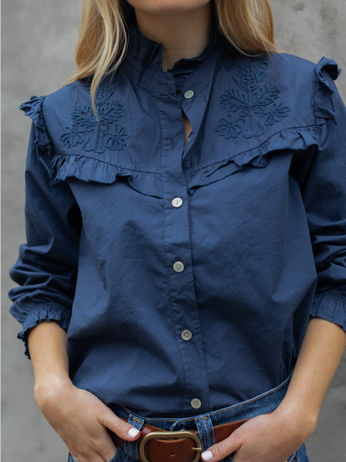 BLUSA LIS AZUL