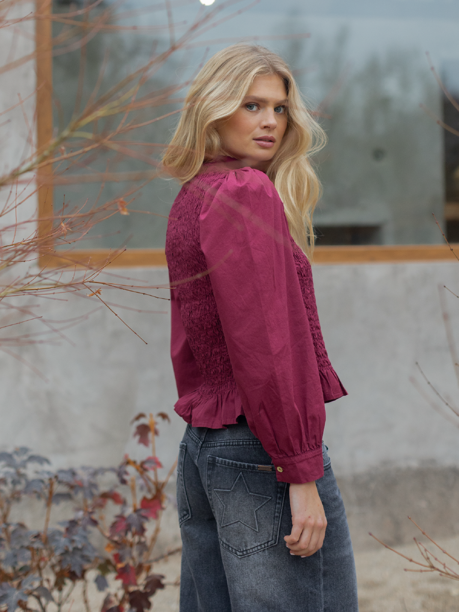 BLUSA NOELIA BURDEO