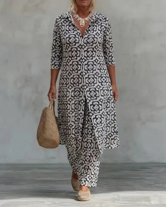 Lou | Conjunto botonado
