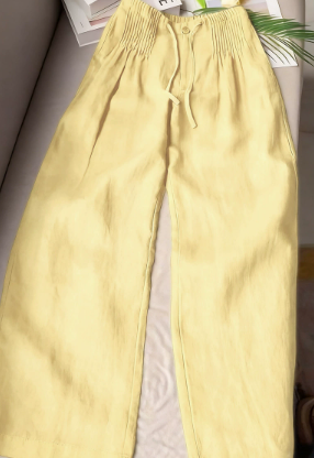 Isabelle | Pantalón fluido de pernera ancha